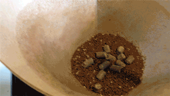 Coffee brewed with Amarillo Hop pellets GIF