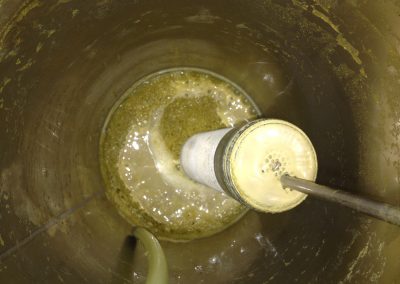 Empty Keg with Loose Hops
